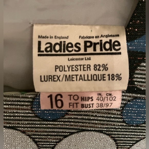 Super groovy & unique retro mod 60’s/70’s vintage dress - Picture 4 of 4